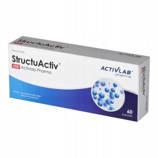 StructuActiv 500 Activlab Pharma 60 kaps chondroityna na stawy chrząstki