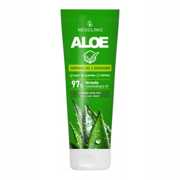 Żel aloesowy 97% NeoClinic 100ml Aloes Alantoina Pantenol twarz ciało włosy