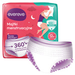 10 szt. - Majtki chłonne menstruacyjne dla Kobiet  - EVEREVE