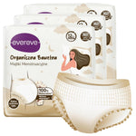30 szt. - Nocne majtki chłonne menstruacyjne dla kobiet organiczna bawełna - EVEREVE