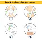 30 szt. - Pieluchomajtki dla dorosłych (do 16h ochrony) - KAREIN Overnight