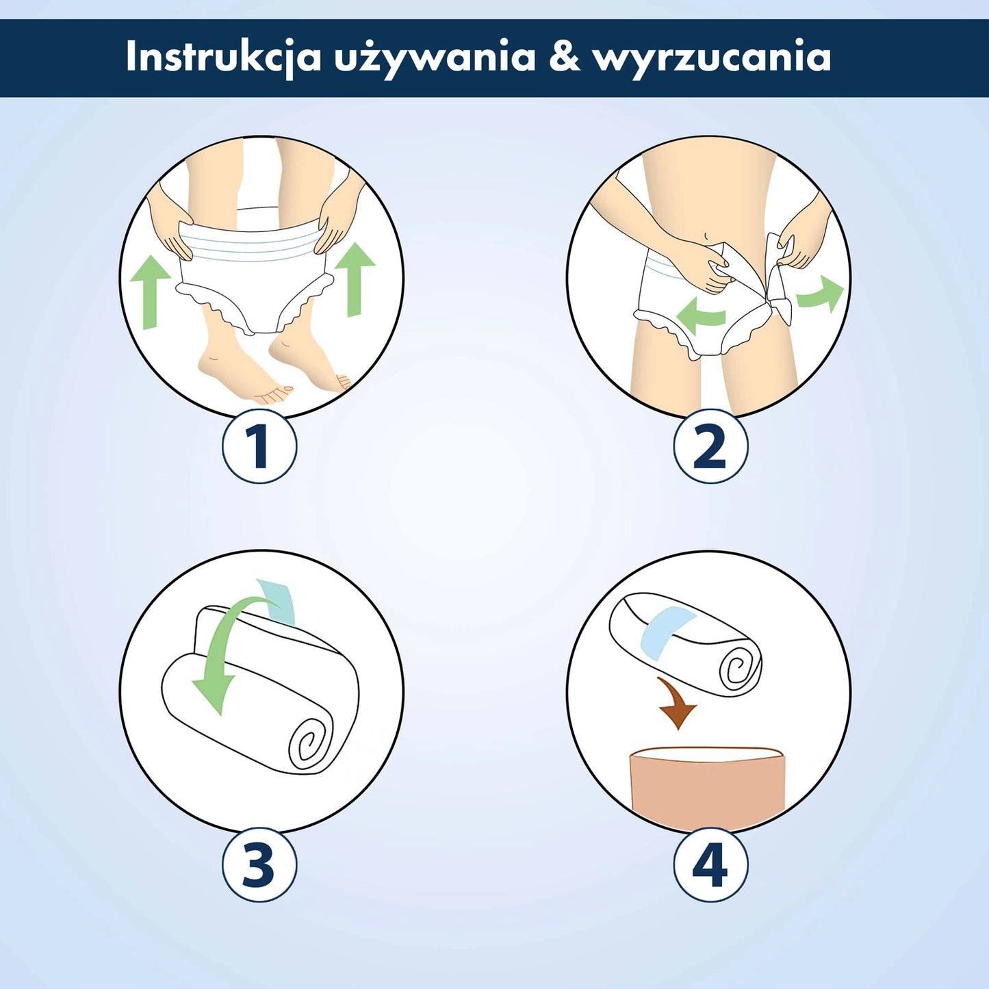 30 szt. - Pieluchomajtki dla dorosłych (do 12h ochrony) - KAREIN Premium